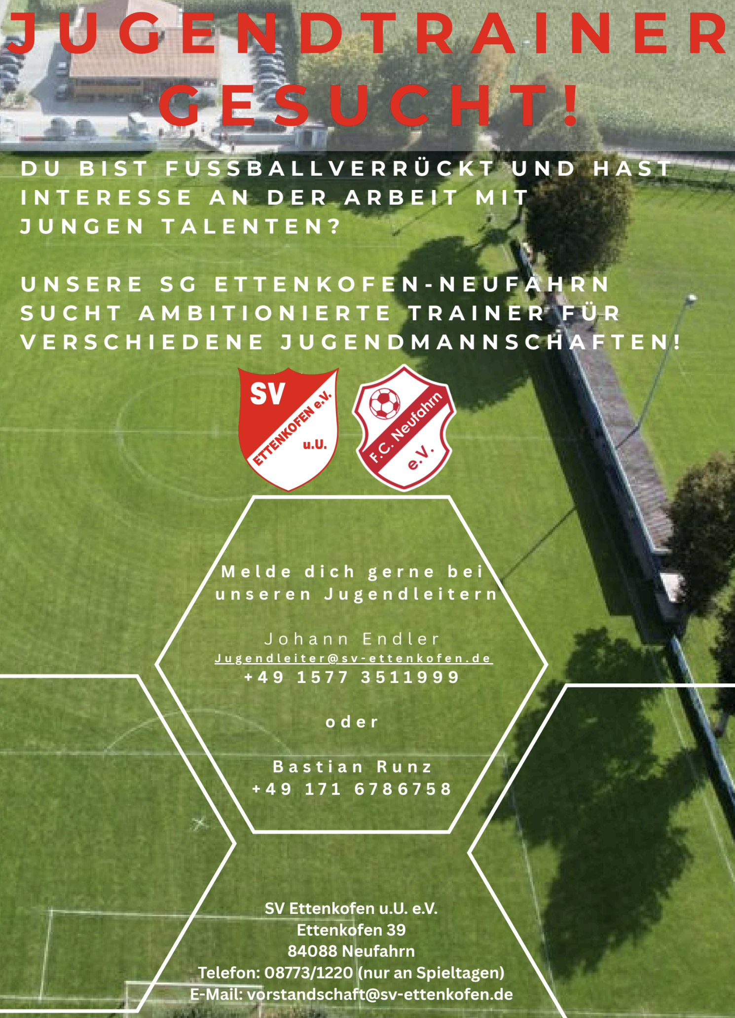 Mehr über den Artikel erfahren Jugendtrainer gesucht!